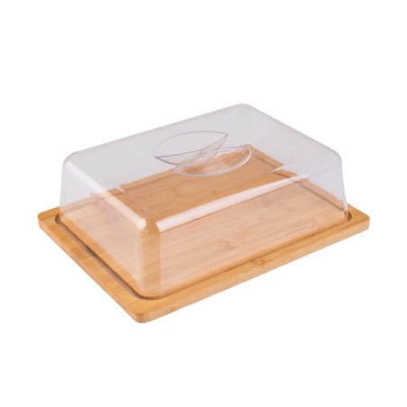 Estia Βάση Τυριών Bamboo Essentials Με Πλαστικό Καπάκι 24X18X7.5Cm