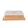 Estia Βάση Τυριών Bamboo Essentials Με Πλαστικό Καπάκι 24X18X7.5Cm