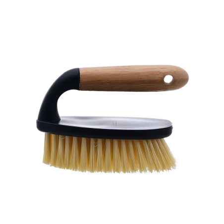 Estia Βούρτσα Καθαρισμού Πατώματος Χειρός Bamboo Essentials Black