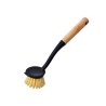 Estia Βούρτσα Καθαρισμού Πιάτων Χειρός Bamboo Essentials Black Στρογγυλή