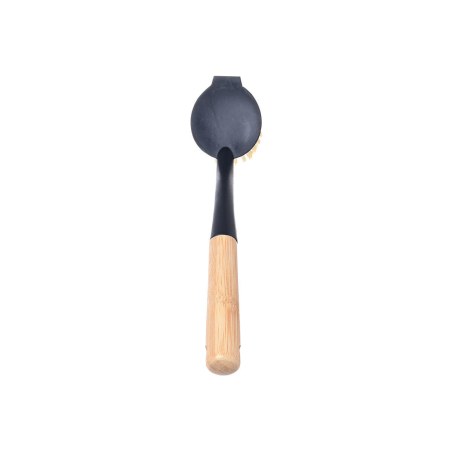 Estia Βούρτσα Καθαρισμού Πιάτων Χειρός Bamboo Essentials Black Στρογγυλή