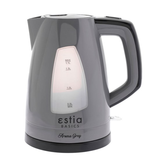 Estia Βραστήρας Aroma Grey Πλαστικός 2200W 1.7Lt Γκρι