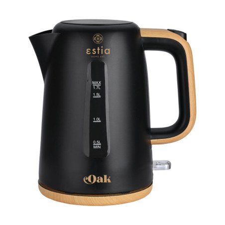 Estia Βραστήρας Oak Πλαστικός 2200W 1.7Lt Μαύρος