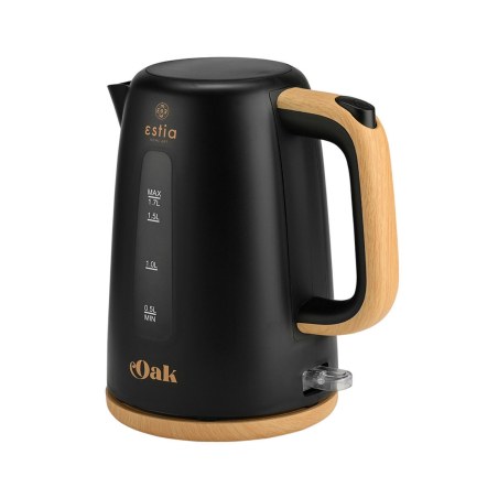 Estia Βραστήρας Oak Πλαστικός 2200W 1.7Lt Μαύρος