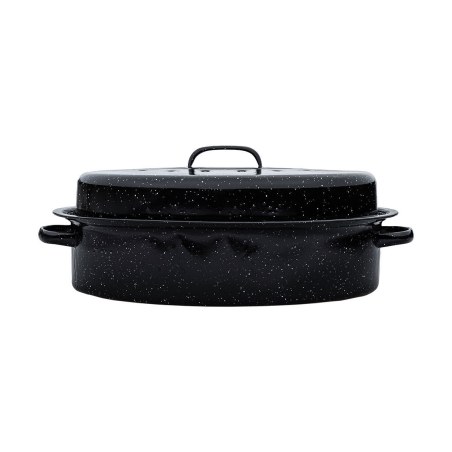 Γάστρα Enamel Εμαγιέ 46.5X32X18Cm 7.8Lt Με Σχάρα
