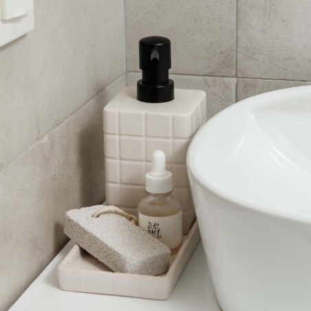 Estia Δίσκος Μπάνιου Tiles Κεραμικός 20X10X2Cm Λευκός