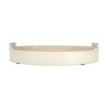 Estia Δίσκος Σερβιρίσματος Allure Μεταλλικός Ivory