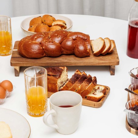Estia Δίσκος Σερβιρίσματος Allure Ορθογώνιος Με Πόδια 32X12X4.5Cm