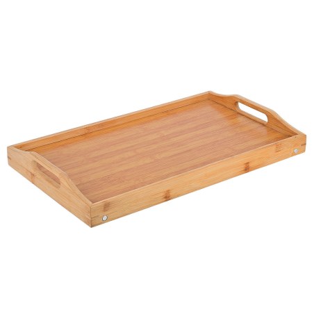 Estia Δίσκος Σερβιρίσματος Bamboo Essentials 50X30X21Cm Με Αναδιπλούμενα Πόδια