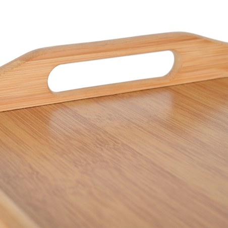 Estia Δίσκος Σερβιρίσματος Bamboo Essentials 50X30X21Cm Με Αναδιπλούμενα Πόδια
