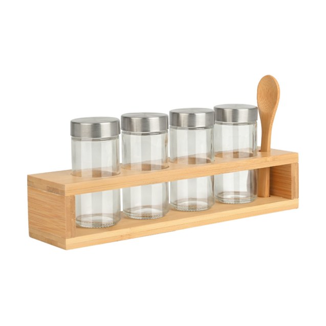 Estia Δοχεία Μπαχαρικών Bamboo Essentials...