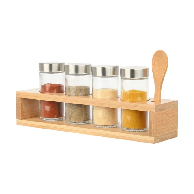 Estia Δοχεία Μπαχαρικών Bamboo Essentials...