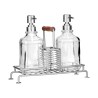 Estia Δοχείο Υγρού Πιάτων Allure 2X300Ml Με Μεταλλική Βάση & Θήκη Για Σφουγγάρι Ασημί