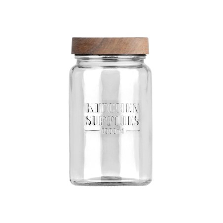 Estia Δοχείο Αποθήκευσης Allure Γυάλινο 1000Ml 10X10X18Cm