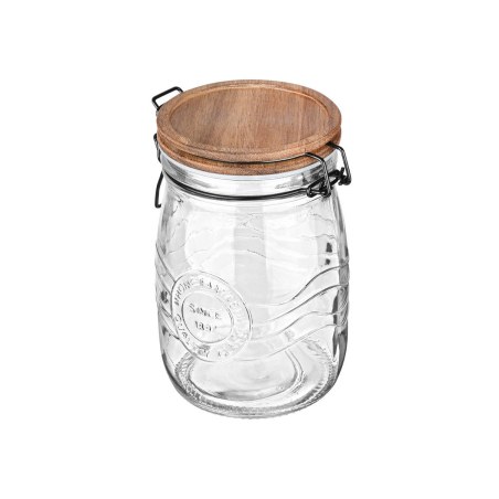 Estia Δοχείο Αποθήκευσης Allure Γυάλινο 1000Ml Με Κλιπ Καπάκι