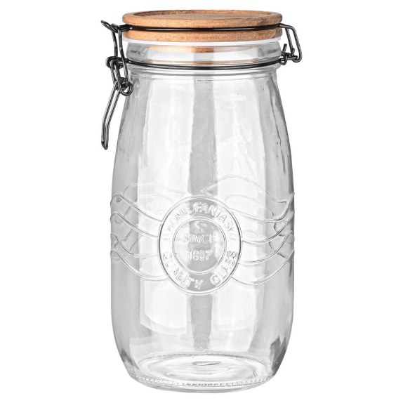 Estia Δοχείο Αποθήκευσης Allure Γυάλινο 2000Ml Με Κλιπ...