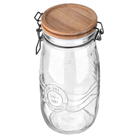 Estia Δοχείο Αποθήκευσης Allure Γυάλινο 2000Ml Με Κλιπ Καπάκι