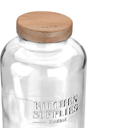 Estia Δοχείο Αποθήκευσης Allure Γυάλινο 3500Ml 15X15X26Cm