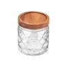 Estia Δοχείο Αποθήκευσης Allure Γυάλινο 500Ml 11X10Cm Ανάγλυφο
