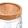 Estia Δοχείο Αποθήκευσης Allure Γυάλινο 500Ml 11X10Cm Ανάγλυφο