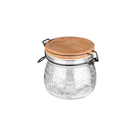 Estia Δοχείο Αποθήκευσης Allure Γυάλινο 500Ml Με Κλιπ Καπάκι