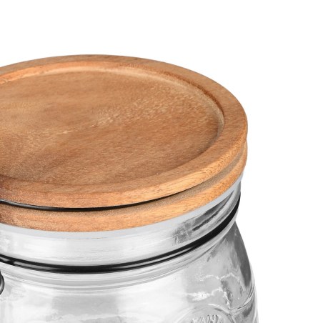 Estia Δοχείο Αποθήκευσης Allure Γυάλινο 500Ml Με Κλιπ Καπάκι