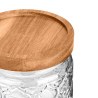 Estia Δοχείο Αποθήκευσης Allure Γυάλινο 700Ml 14X10Cm Ανάγλυφο