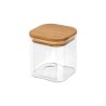 Estia Δοχείο Αποθήκευσης Bamboo Essentials 550Ml Γυάλινο Με Καπάκι