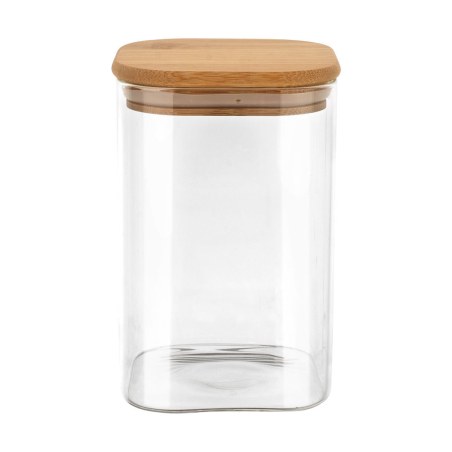 Estia Δοχείο Αποθήκευσης Bamboo Essentials 950Ml Γυάλινο Με Καπάκι