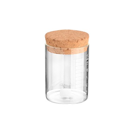 Estia Δοχείο Αποθήκευσης Γυάλινο 150Ml Με Καπάκι Φελλού