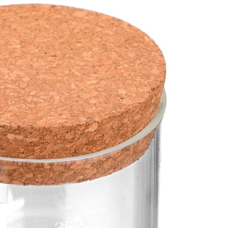 Estia Δοχείο Αποθήκευσης Γυάλινο 250Ml Με Καπάκι Φελλού