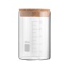 Estia Δοχείο Αποθήκευσης Γυάλινο 500Ml Με Καπάκι Φελλού