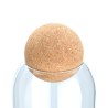Estia Δοχείο Αποθήκευσης Γυάλινο 950Ml Με Καπάκι Φελλού