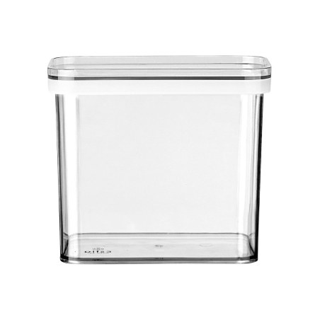 Estia Δοχείο Αποθήκευσης Πλαστικό 1650Ml Διαφανές Στοιβαζόμενο