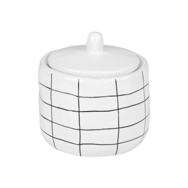 Estia Δοχείο Για Βαμβάκι Cage Κεραμικό 11X11Cm