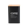 Estia Δοχείο Για Καφέ Bamboo Essentials Μεταλλικό 10X13Cm Μαύρο