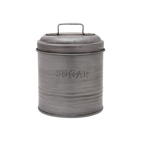 Estia Δοχείο Ζάχαρης Μεταλλικό 11X11X14Cm Με Αεροστεγές Καπάκι
