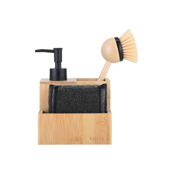 Estia Δοχείο Υγρού Πιάτων Bamboo Essentials Με Σφουγγάρια...