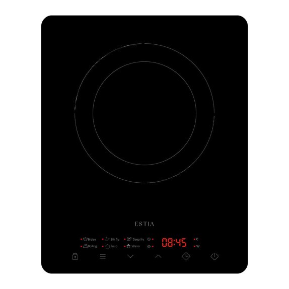 Estia Επιτραπέζια Επαγωγική Εστία Nexa Uno Μονή 2000W