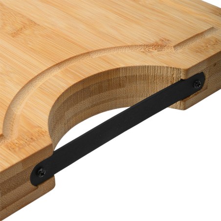 Estia Επιφάνεια Κοπής Bamboo Essentials 35X25Cm Με Μεταλλική Λαβή