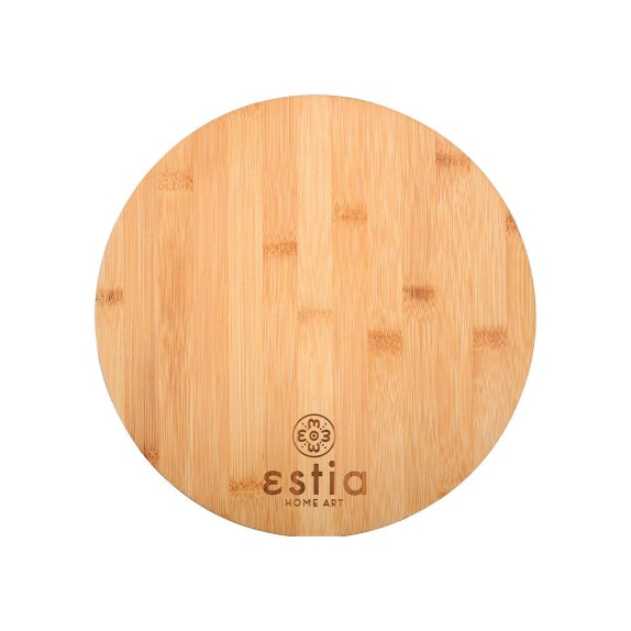Estia Επιφάνεια Κοπής Bamboo Essentials Στρογγυλό 28Cm