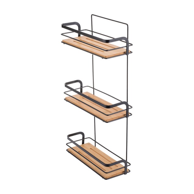 Estia Εταζέρα Bamboo Essentials Μεταλλική Ίσια...