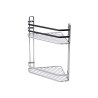Estia Εταζέρα Elegant Μεταλλική Γωνιακή 2 Θέσεων 32X28X18Cm Χρωμίου