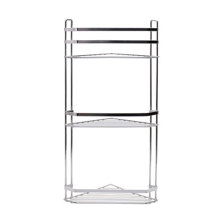 Estia Εταζέρα Elegant Μεταλλική Γωνιακή 3 Θέσεων 54X28X18Cm Χρωμίου