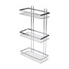 Estia Εταζέρα Elegant Μεταλλική Ίσια 3 Θέσεων 46X25X12.5Cm Χρωμίου