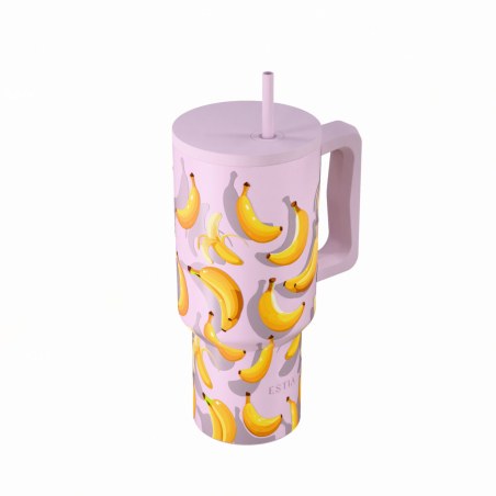 Estia Θερμός Straw Tumbler Xl Save The Aegean 900Ml Banana Mood
