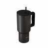 Estia Θερμός Straw Tumbler Xl Save The Aegean 900Ml Carbon Fibre