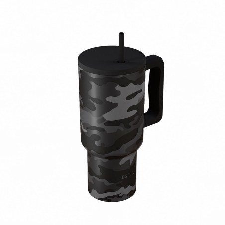 Estia Θερμός Straw Tumbler Xl Save The Aegean 900Ml Dark Camo