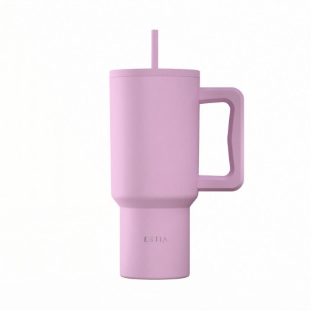 Estia Θερμός Straw Tumbler Xl Save The Aegean 900Ml Lavender