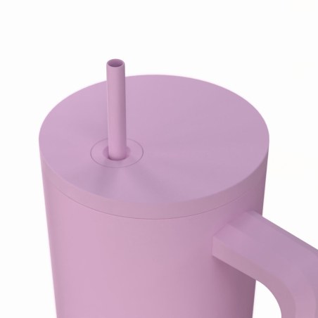 Estia Θερμός Straw Tumbler Xl Save The Aegean 900Ml Lavender